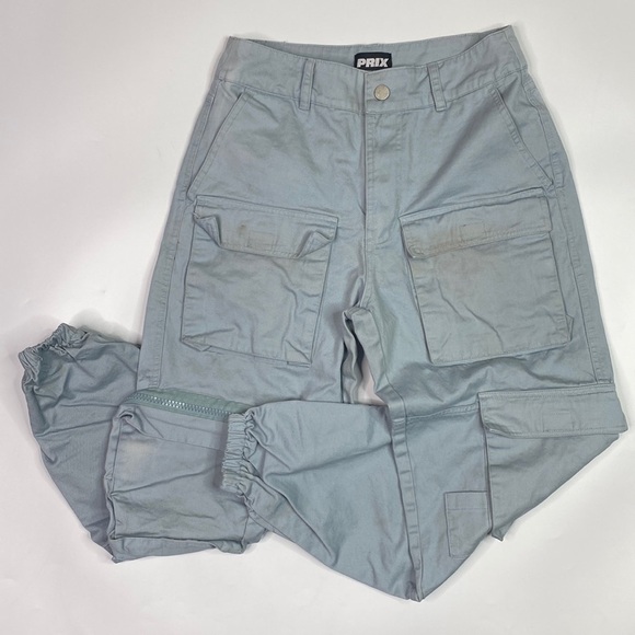 Prix Workshop Light Blue Cargo Jogger Pants Size XS Women's - Picture 1 of 16